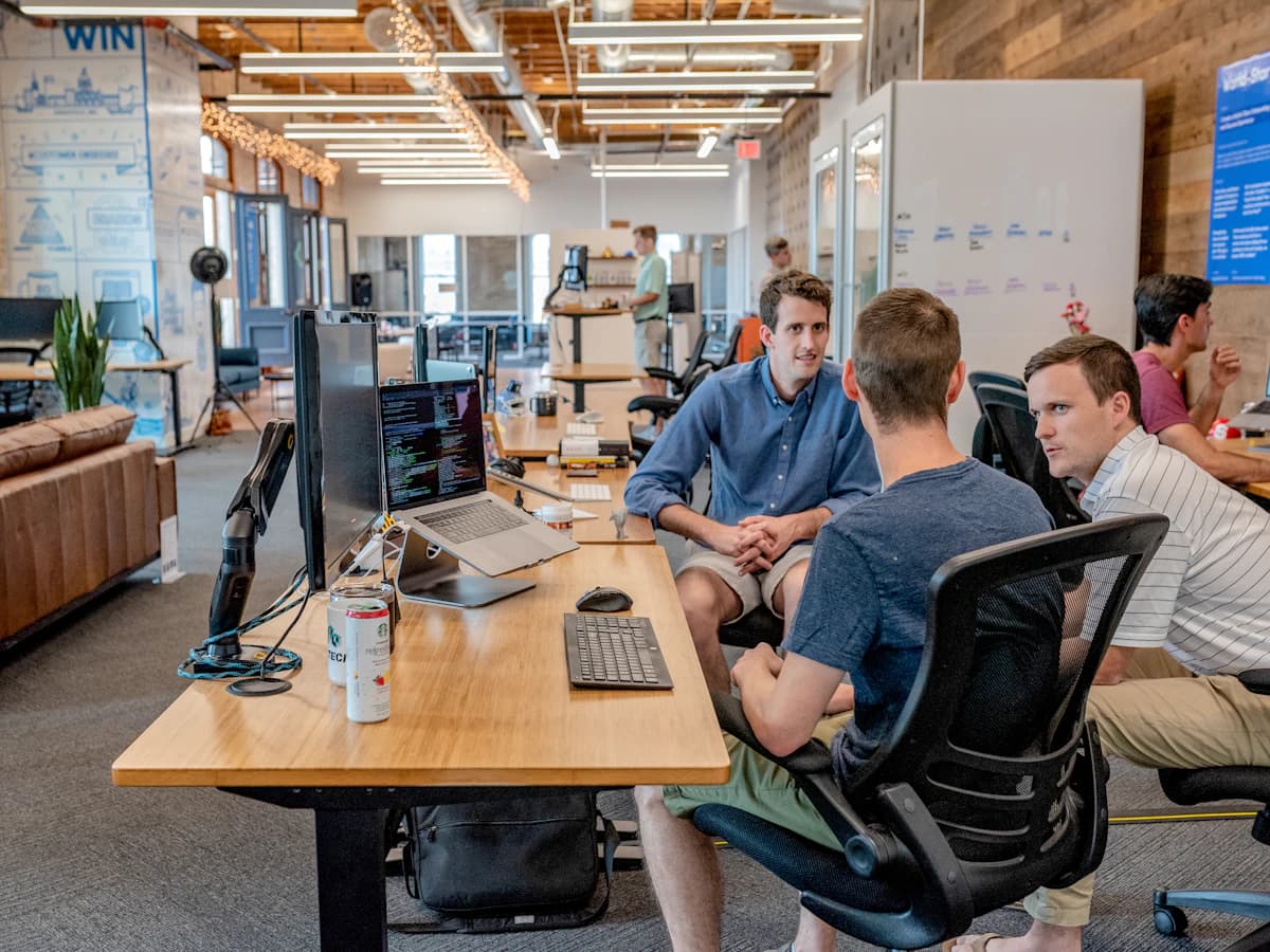 Business leaders in a trusted meeting